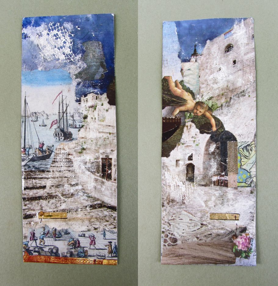 senza titolo II * collage * 10x20 * 2016